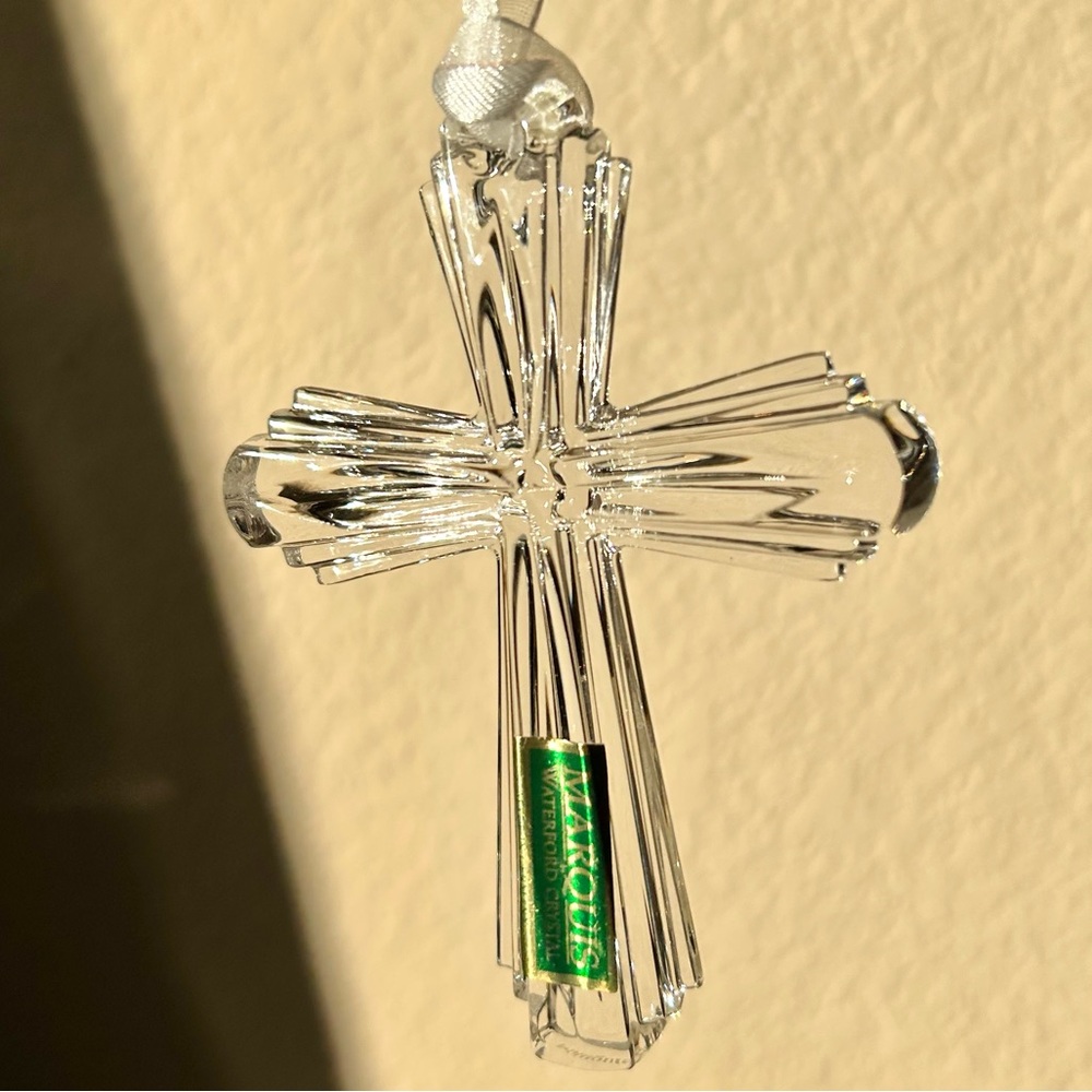 Waterford Ornament, Marquis Crystal Cross, Made in Germany - Picture 5 of 6